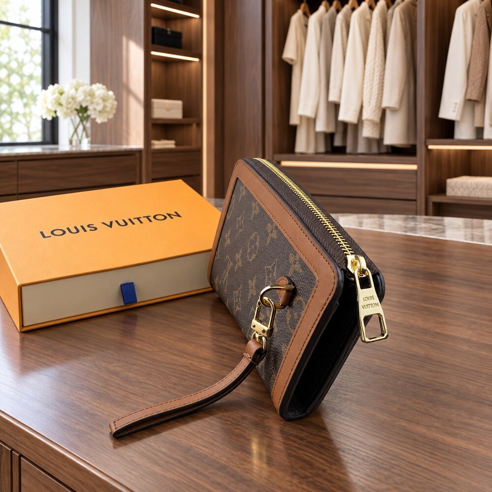 Louis Vuitton Dauphine Zip Around Wallet - Picture 6 of 6